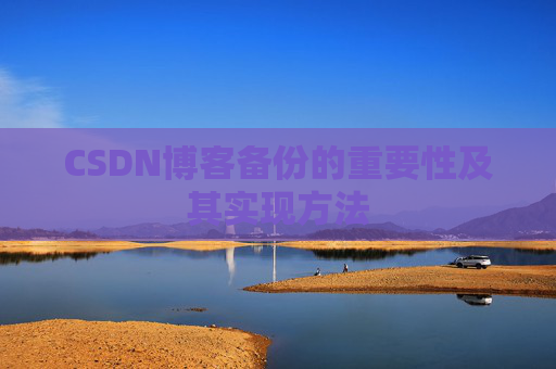 CSDN博客备份的重要性及其实现方法